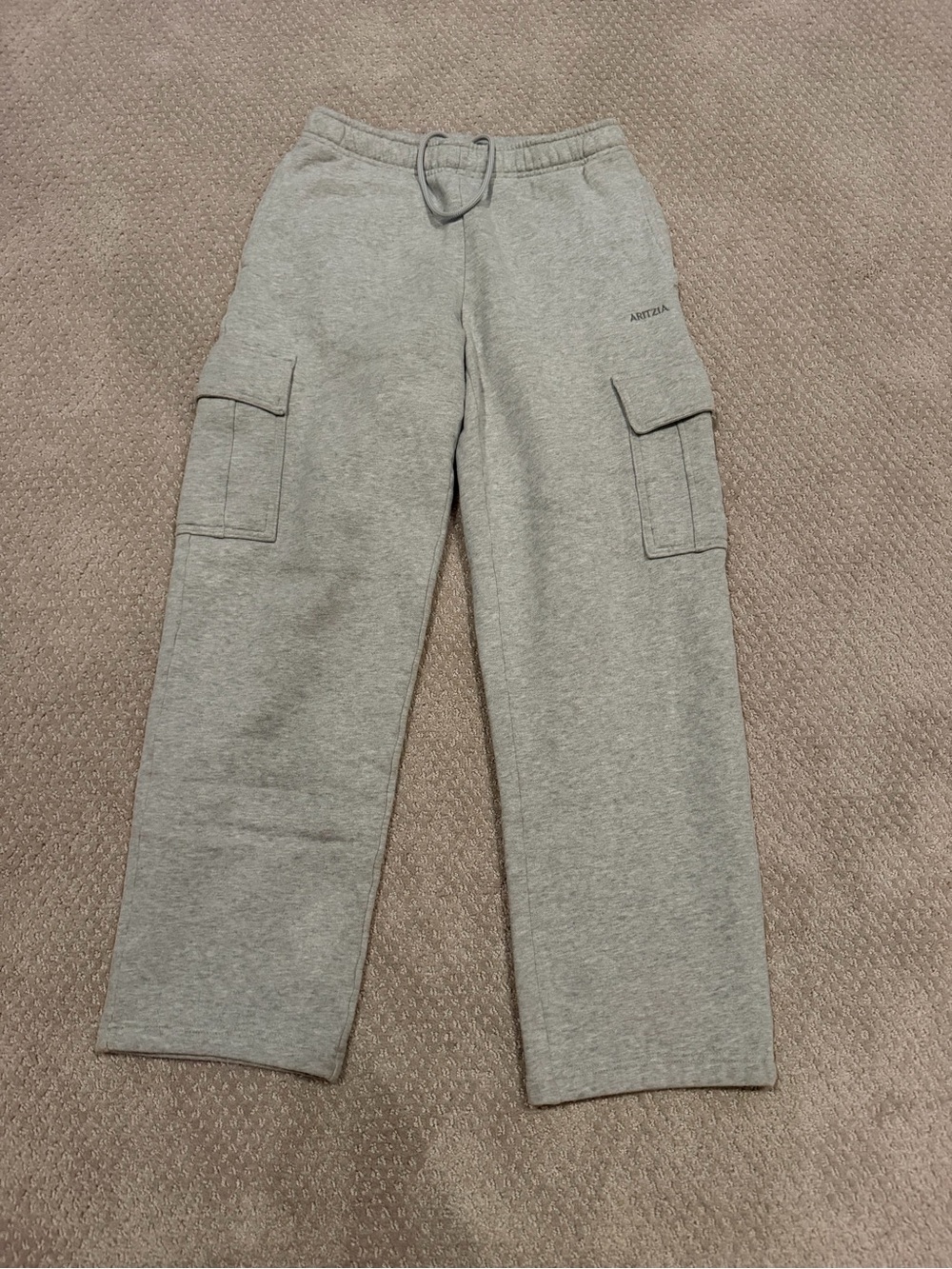 Grey Aritzia cargo sweatpants - Picture 1 of 4